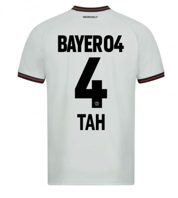 Bayer Leverkusen Jonathan Tah #4 Udebanetrøje 2023-24 Kort ærmer